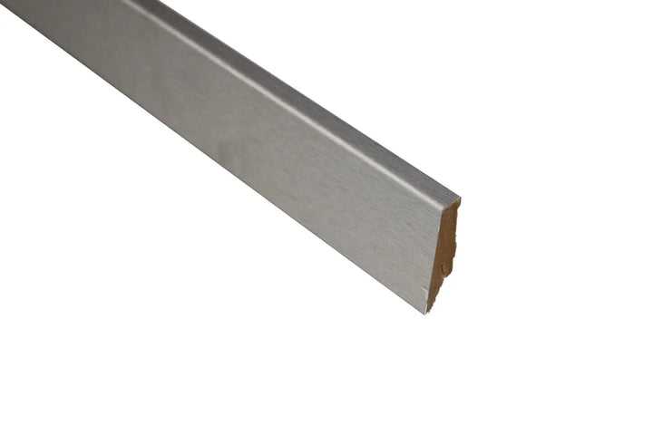 Repac Design 58 Colour Aluminium Silber Sockelleiste – Sockelleisten-Zubehör – Reud Bodenarena