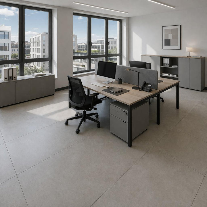 Klick Vinyl Titan Fliesenoptik mit Trittschalldämmung - Reud Bodenarena