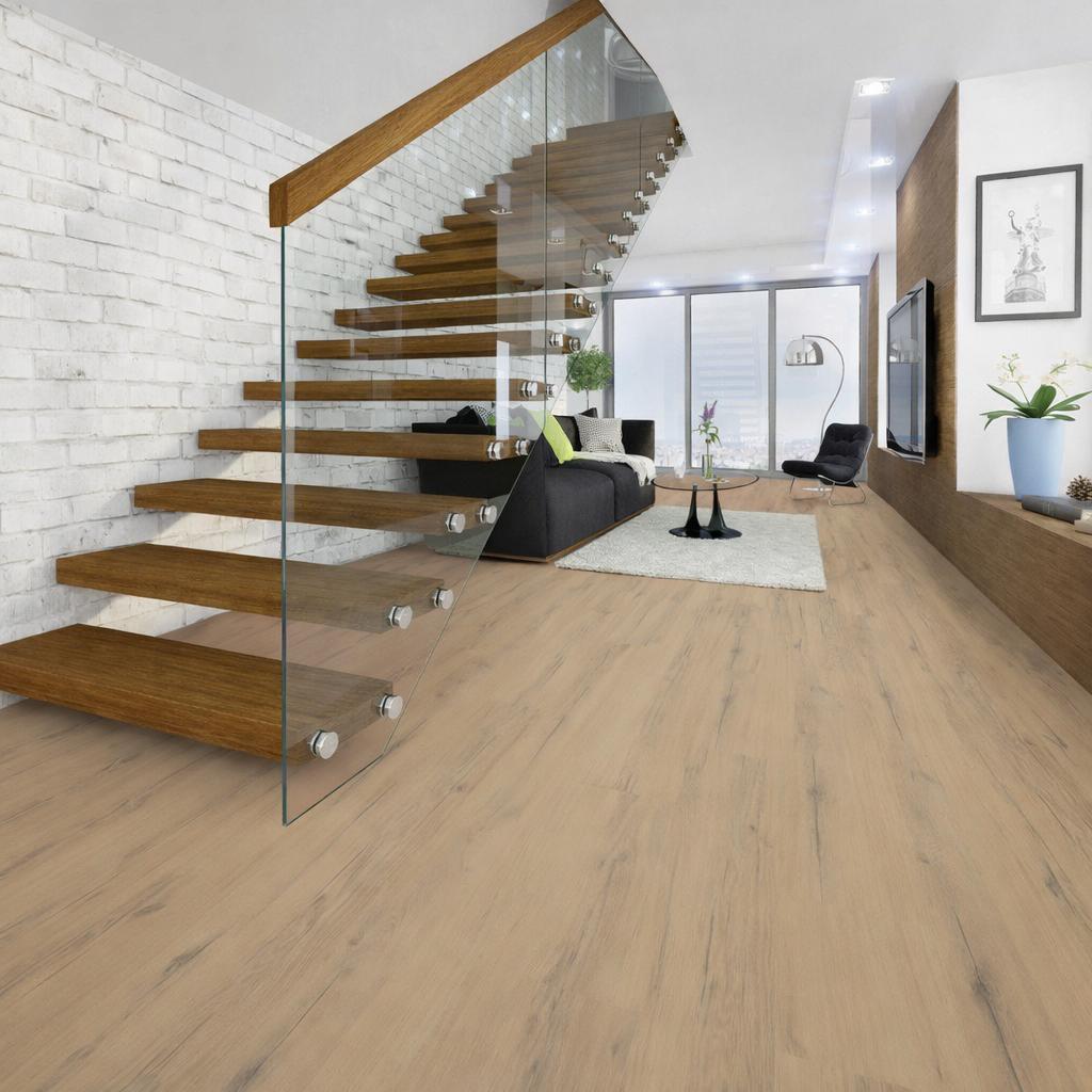 Klebevinyl Eiche Rustic Smoke Landhausdiele - Reud Bodenarena