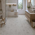 GreenLine Basic 30 Fliese Retro beige mit Trittschalldämmung Vinylboden Klick