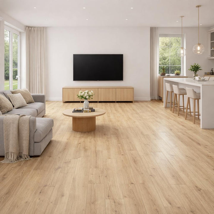 Klick Vinyl Eiche Dolo mit Trittschalldämmung - Reud Bodenarena