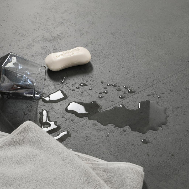 Klick Vinyl Werkstein Fliesenoptik mit Trittschalldämmung - Reud Bodenarena