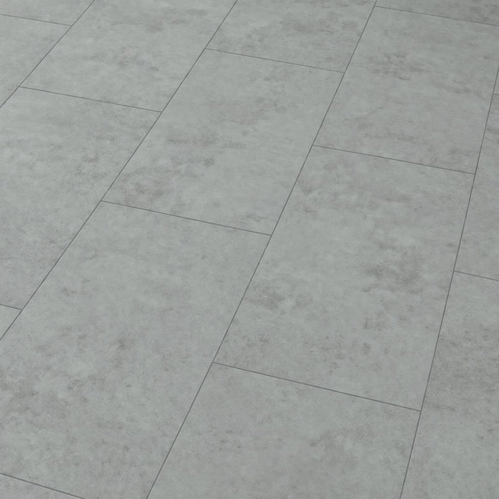 Bodencouture Brick Design Cement Light Klick Vinyl - Reud Bodenarena