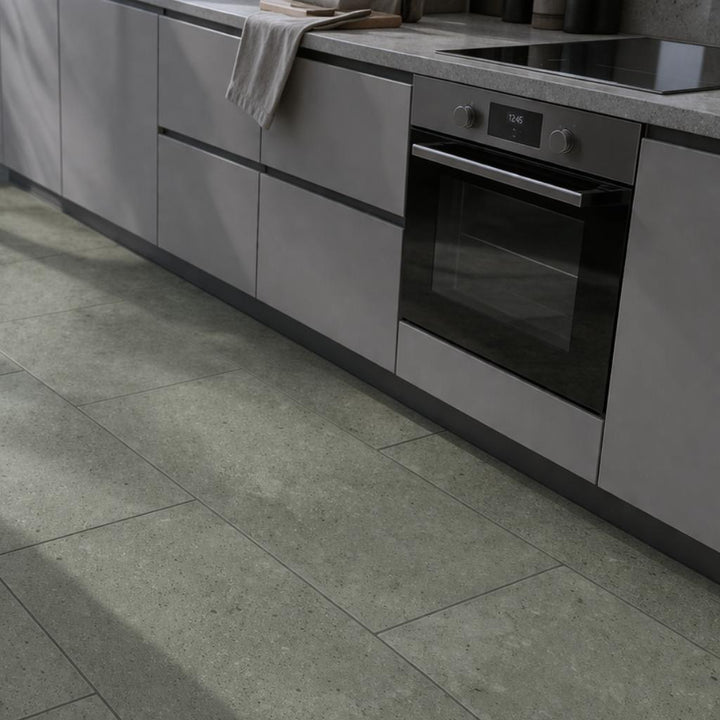 Bodencouture Brick Design Concrete Sand Klick Vinyl - Reud Bodenarena