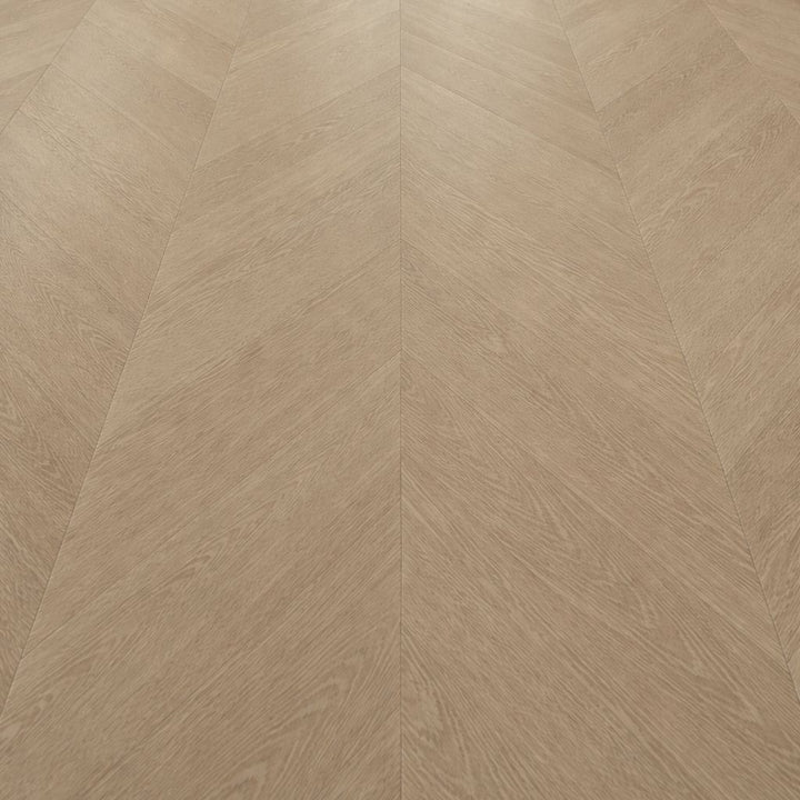 Klick Vinyl Chevron Eiche Natur mit Trittschalldämmung - Reud Bodenarena