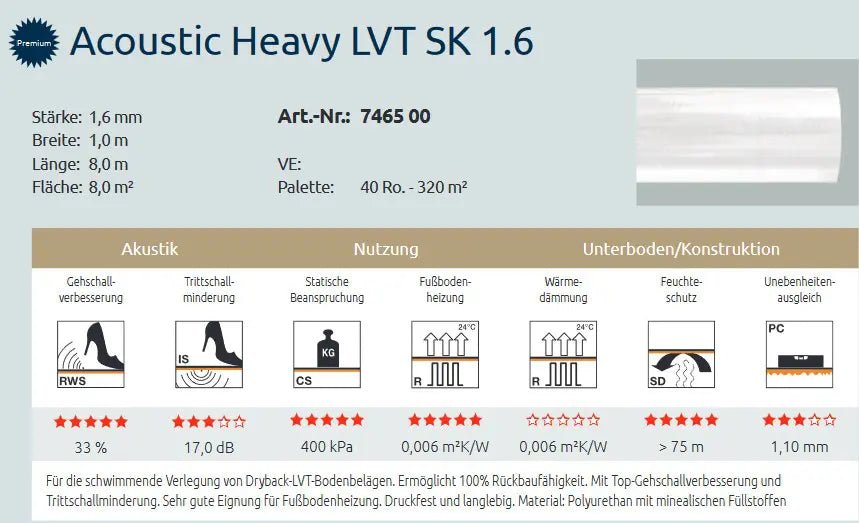 Acoustic Heavy LVT SK