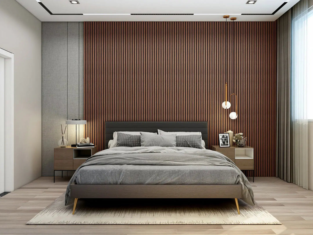 Akustikpaneel Dark Walnuss Akustikplatten GreenLine