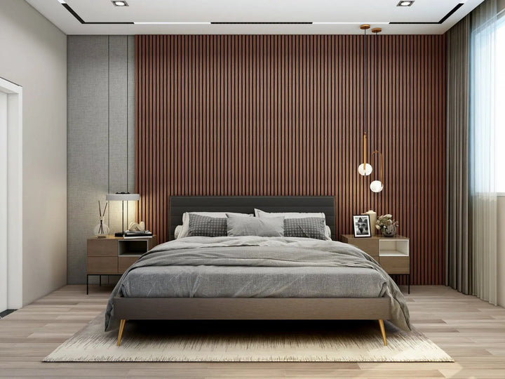 Akustikpaneel Dark Walnuss Akustikplatten GreenLine