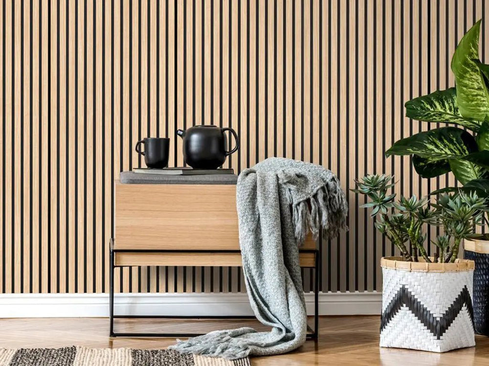 Akustikpaneel Jangal Nature Oak MDF Furnier Wandpaneel