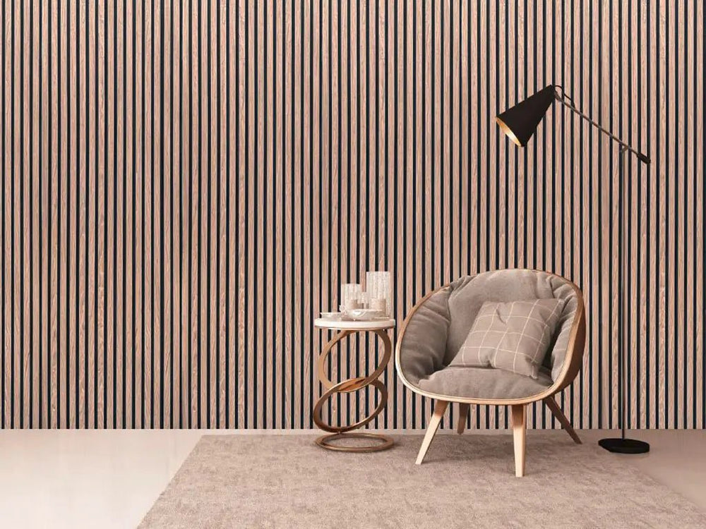 Akustikpaneel Jangal Walnut MDF Furnier Wandpaneel