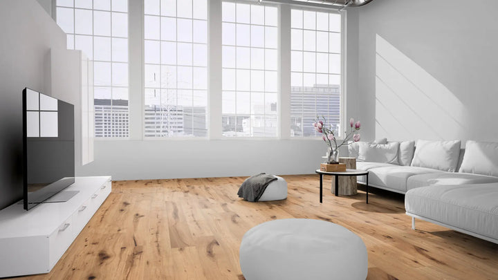 Antique Eiche Karat rustikal gebürstet Fertigparkett