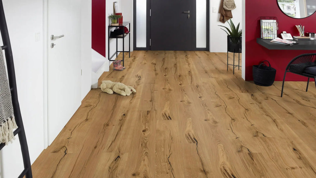 XXL Eiche Sokrates rustikal gefast gebürstet natur geölt Landhausdiele Fertigparkett