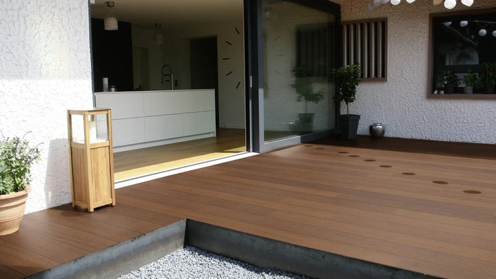 Bambus Terrassendielen Farbe Bangkirai Holzdiele Terrasse Holz