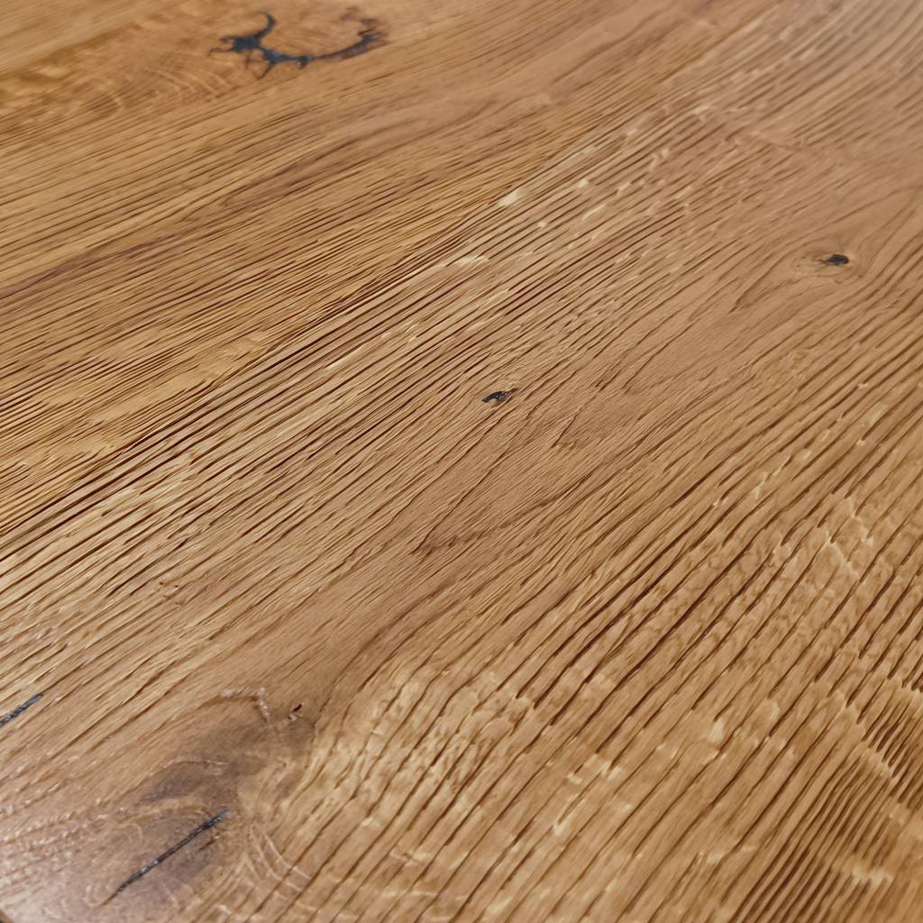 Rustic Collection Eiche Rhino skin rustikal geölt stark gebürstet Landhausdiele Fertigparkett - Reud Bodenarena