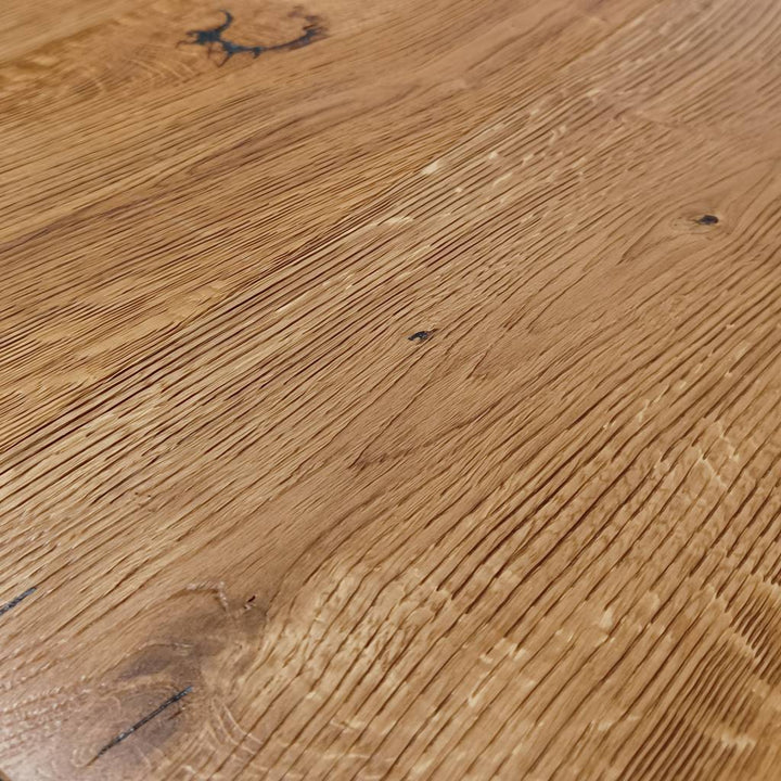 Rustic Collection Eiche Rhino skin rustikal geölt stark gebürstet Landhausdiele Fertigparkett - Reud Bodenarena