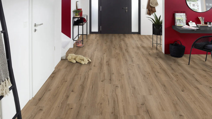 Eiche Kangri Eiche SPC mit integrierte Trittschalldämmung Vinylboden Click