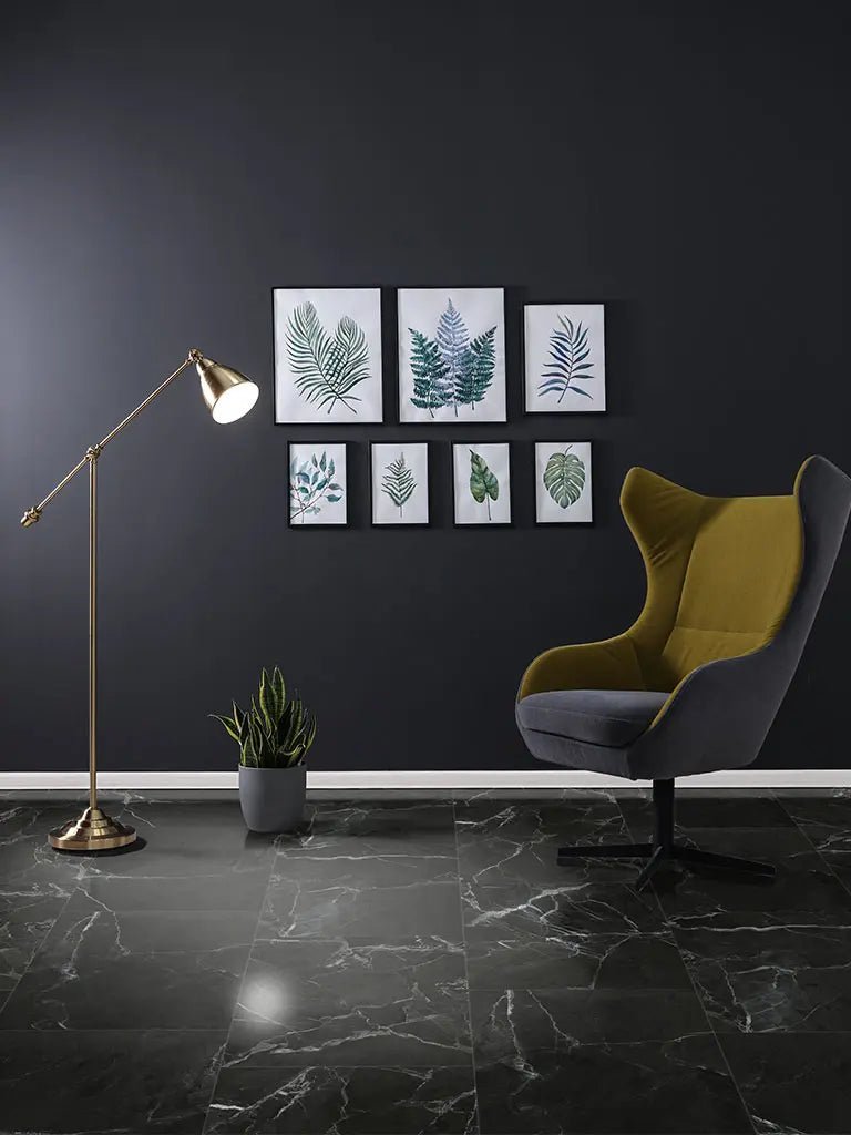 CHECK One Pulheim Marmor Hochglanz-Fliese XL Trittschalldämmung Vinylboden