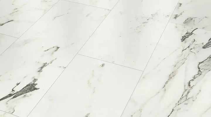 Classen Visiogrande Fliesenoptik Marmor weiß Brigida wasserresistente Laminat Klick