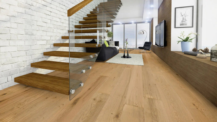 Noblesse Eiche XXL rustikal gefast gebürstet Fertigparkett