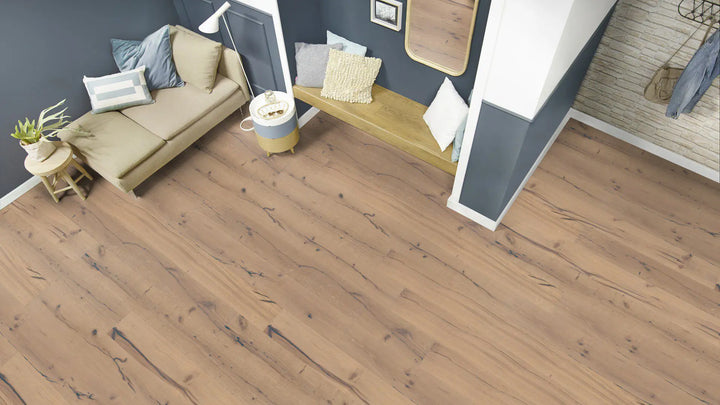 Rustic Collection Französische Eiche XXL rustikal gefast gebürstet weiß geölt Landhausdiele Fertigparkett – Reud Bodenarena