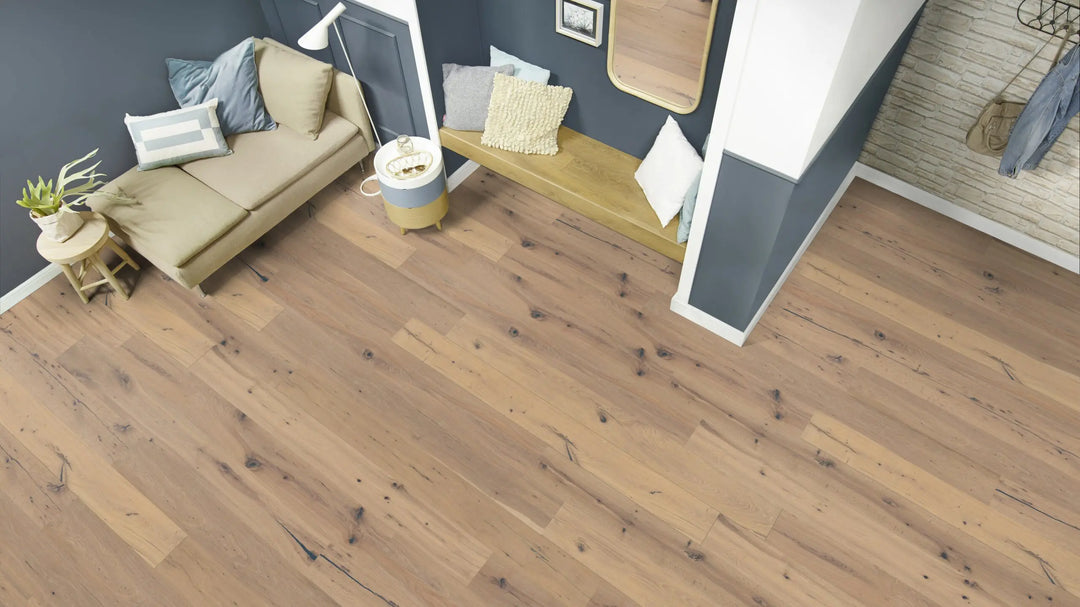 Country Eiche rustikal weiß geölt Landhausdiele Fertigparkett