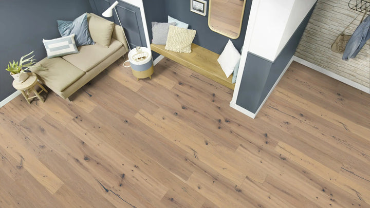 Country Eiche rustikal weiß geölt Landhausdiele Fertigparkett