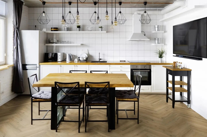 Repac solidLOCK Fresh Oak Authentic Herringbone RUSTIC Klick Vinylboden