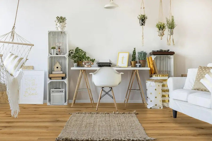 Decoflooring Eiche Champagne Glue 2,0 Zum Verkleben Vinylboden