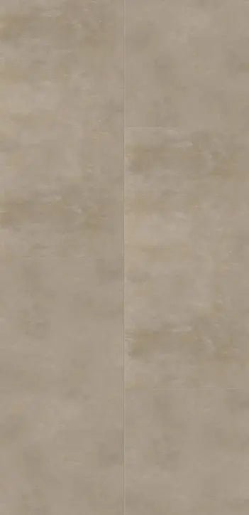 Klick Vinylboden Fliese XXL beige Concrete mit Trittschall