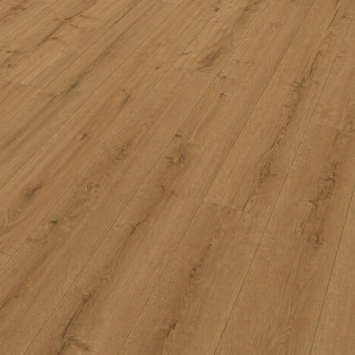 Decoflooring Eiche Castell Landhausdiele integrierter Trittschalldämmung Vinylboden Klick Reud Bodenarena Verlegung