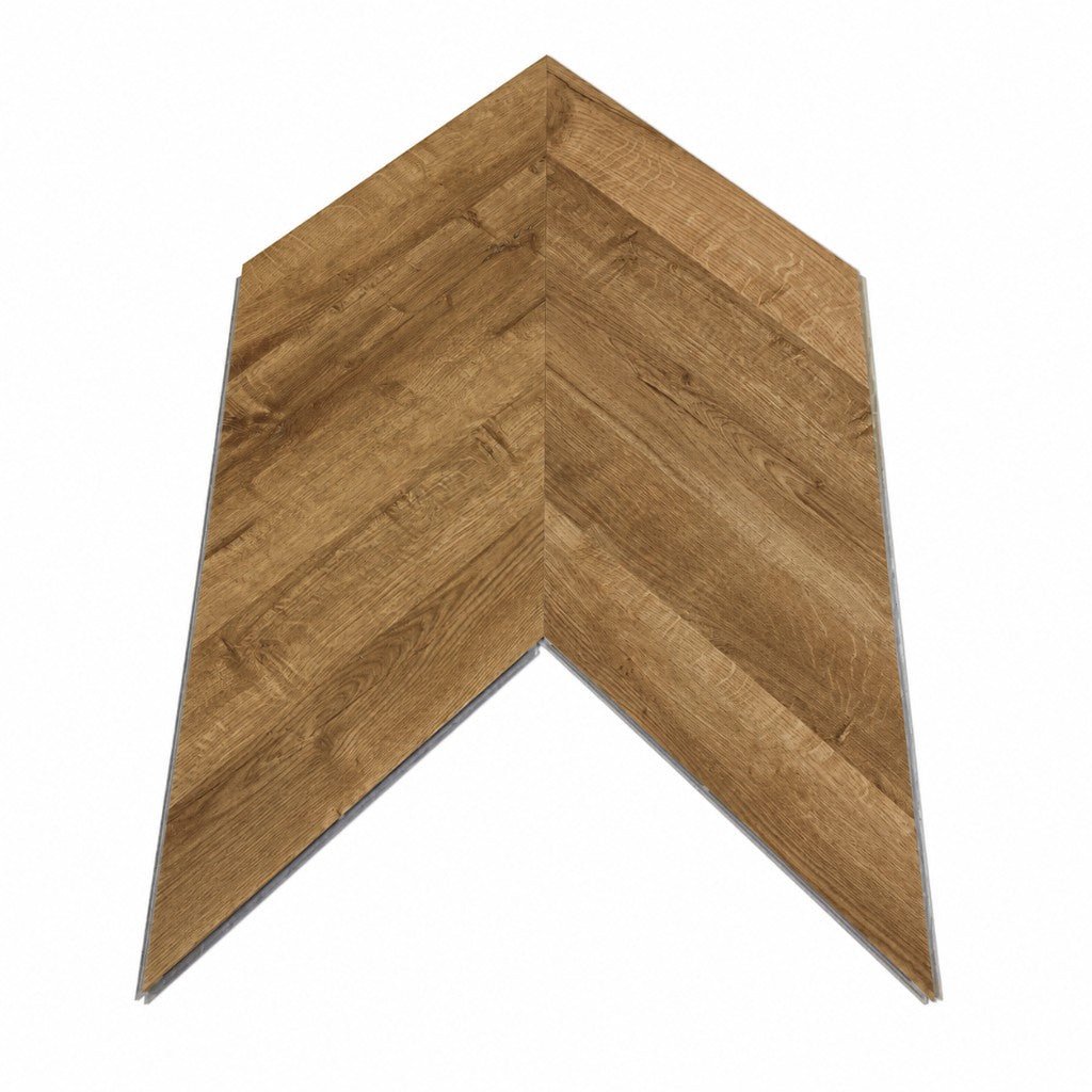 Designboden Chevron SolidLock silent 70-05 Moritzburg Dunkel – geklickte Dielen mit nahtlosem Verbund, Click-System Funktionalität, perfekte Passgenauigkeit - Reud Bodenarena