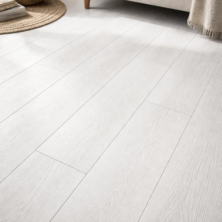 Klick Vinyl Falquon SPC WOOD Weiß mit Trittschall - Reud Bodenarena