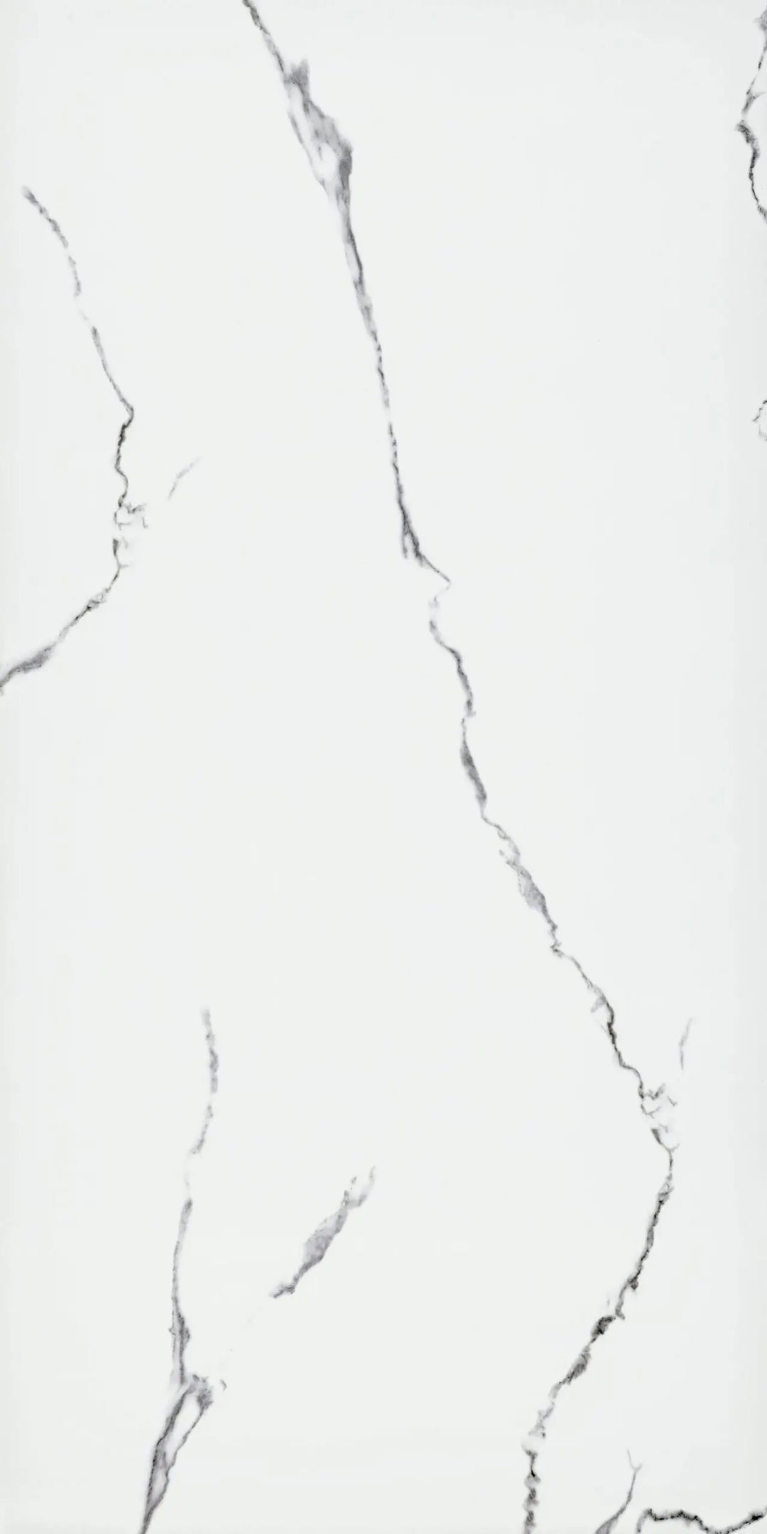 Gloss Fliesenoptik Hochglanz Marmor weiß + Trittschall Vinylboden