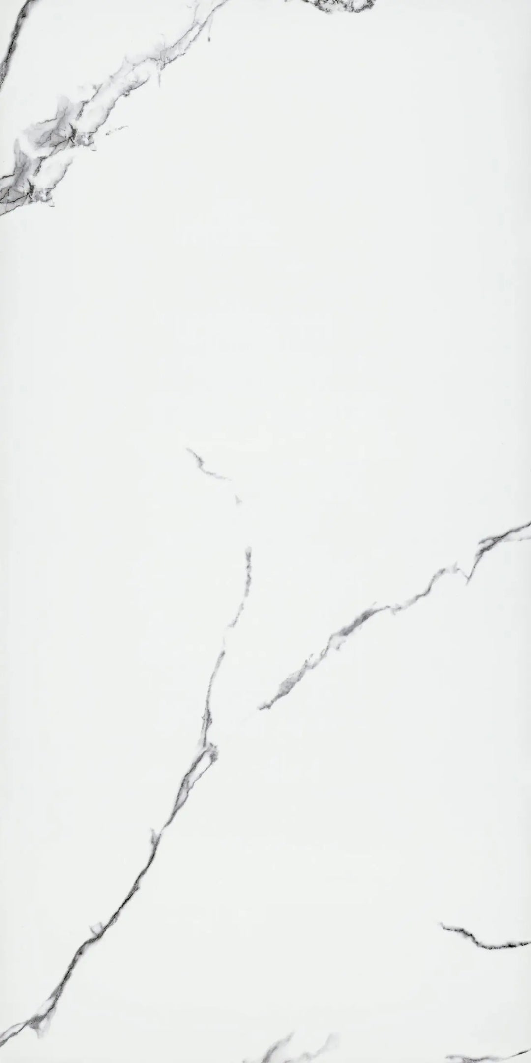 Gloss Fliesenoptik Hochglanz Marmor weiß + Trittschall Vinylboden