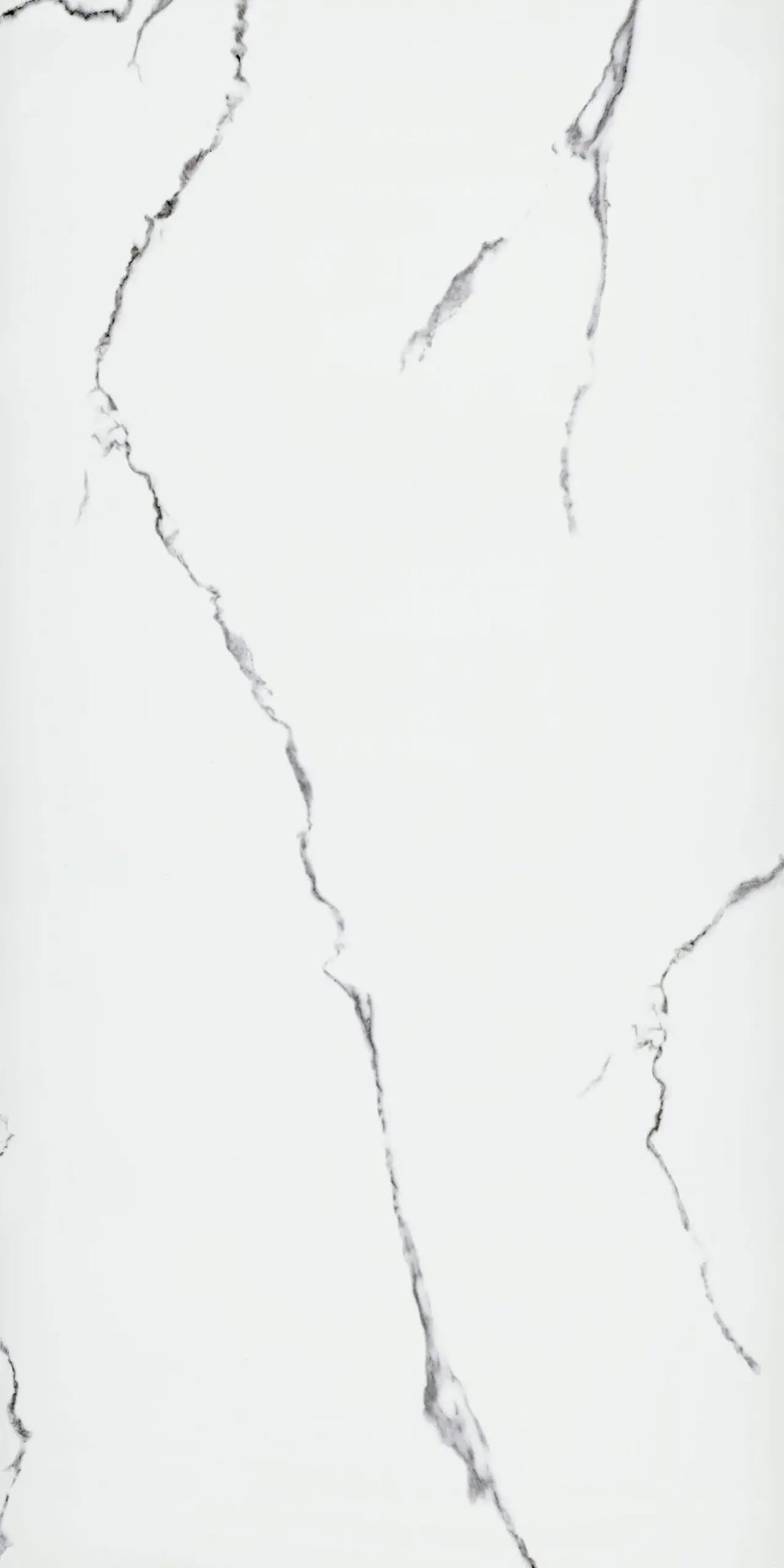 Gloss Fliesenoptik Hochglanz Marmor weiß + Trittschall Vinylboden