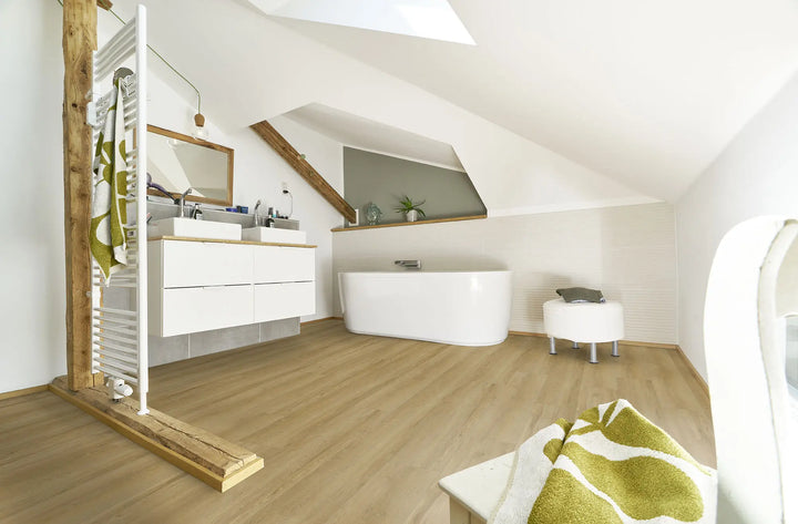 GreenLine Silent Eiche Medium mit Trittschalldämmung Vinylboden