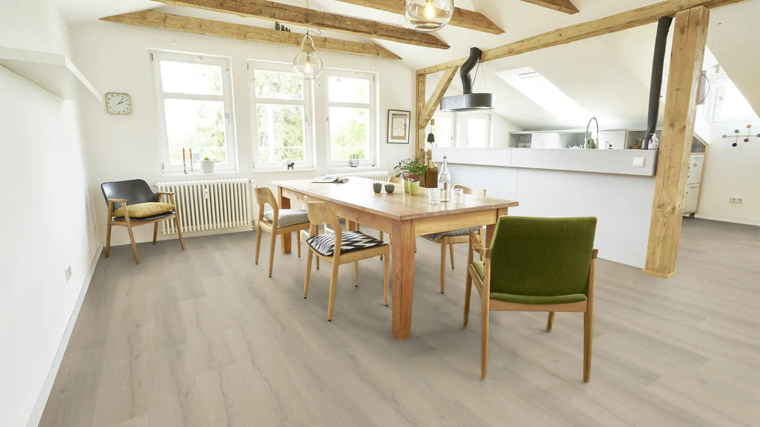 EcoPur Eiche Diamant SPC mit integrierte Trittschalldämmung Vinylboden Click