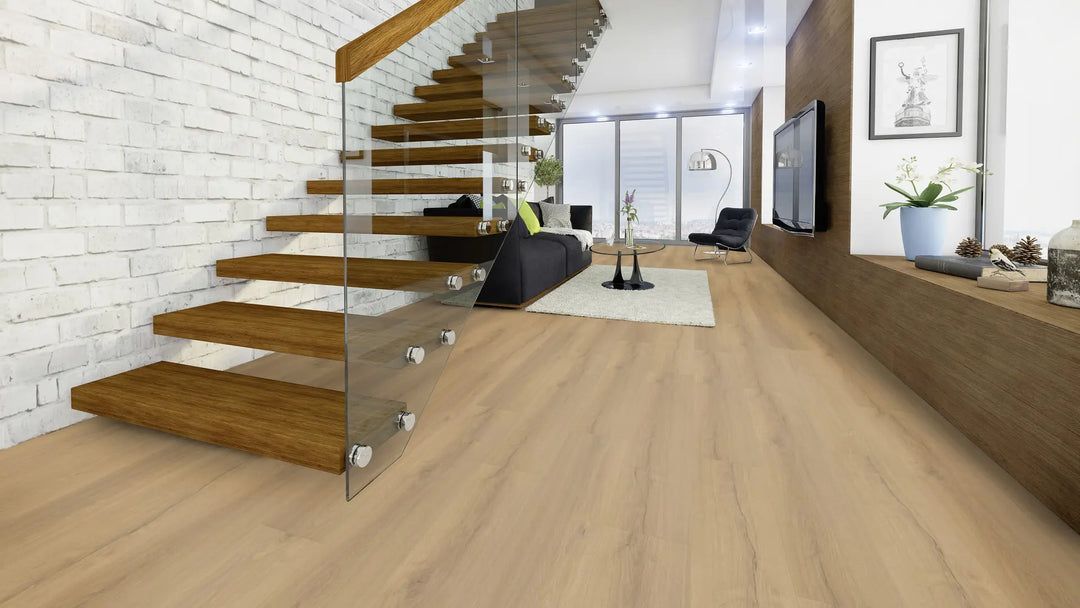 EcoPur Eiche Fauna SPC mit integrierte Trittschalldämmung Vinylboden Click