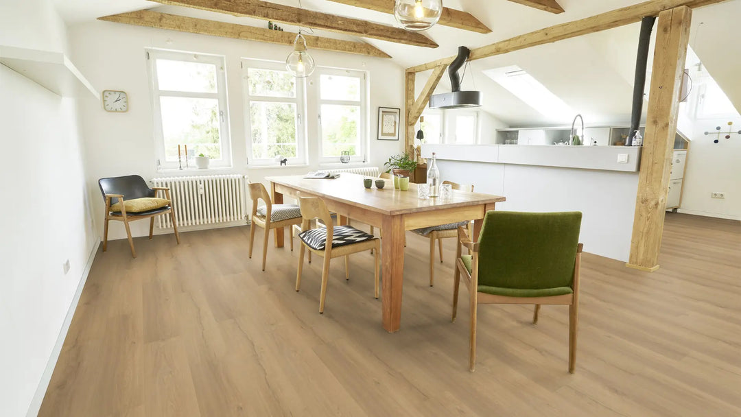 EcoPur Eiche Fauna SPC mit integrierte Trittschalldämmung Vinylboden Click