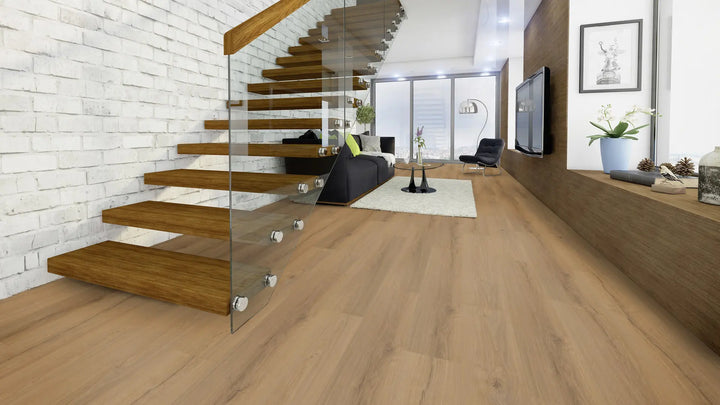 EcoPur Eiche Flower SPC mit integrierte Trittschalldämmung Vinylboden Click