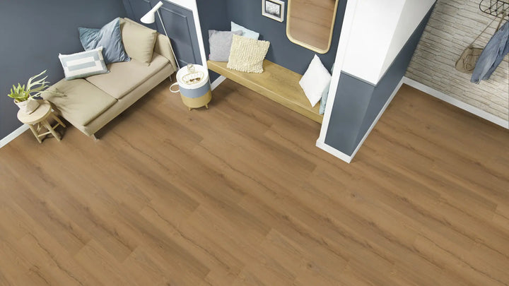 EcoPur Eiche Flower SPC mit integrierte Trittschalldämmung Vinylboden Click