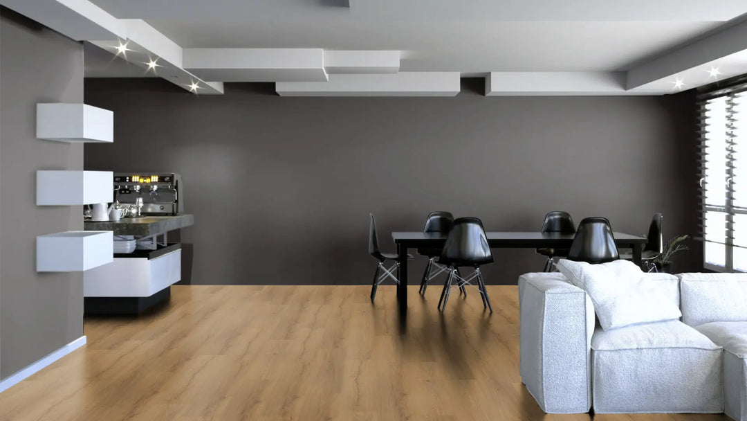 EcoPur Eiche Flower SPC mit integrierte Trittschalldämmung Vinylboden Click