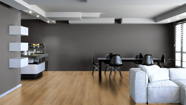 EcoPur Eiche Flower SPC mit integrierte Trittschalldämmung Vinylboden Click