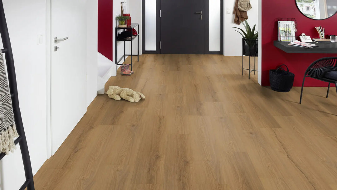 EcoPur Eiche Flower SPC mit integrierte Trittschalldämmung Vinylboden Click