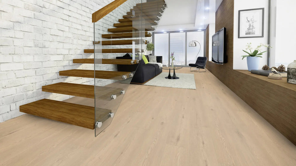 EcoPur Eiche Heaven SPC mit integrierte Trittschalldämmung Vinylboden Click