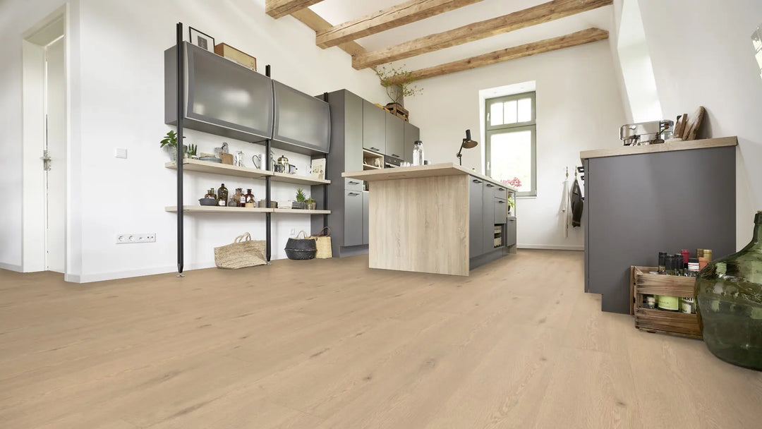 EcoPur Eiche Heaven SPC mit integrierte Trittschalldämmung Vinylboden Click