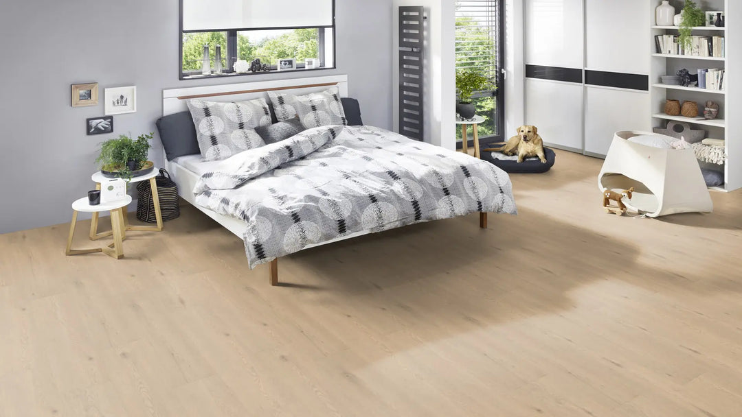 EcoPur Eiche Heaven SPC mit integrierte Trittschalldämmung Vinylboden Click