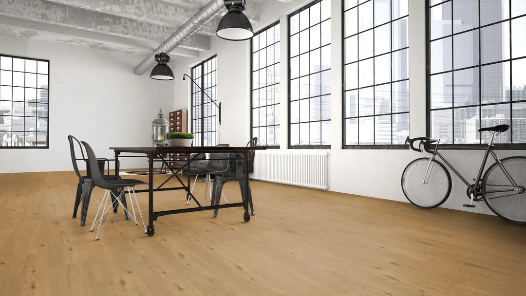 EcoPur Eiche Luna SPC mit integrierte Trittschalldämmung Vinylboden Click