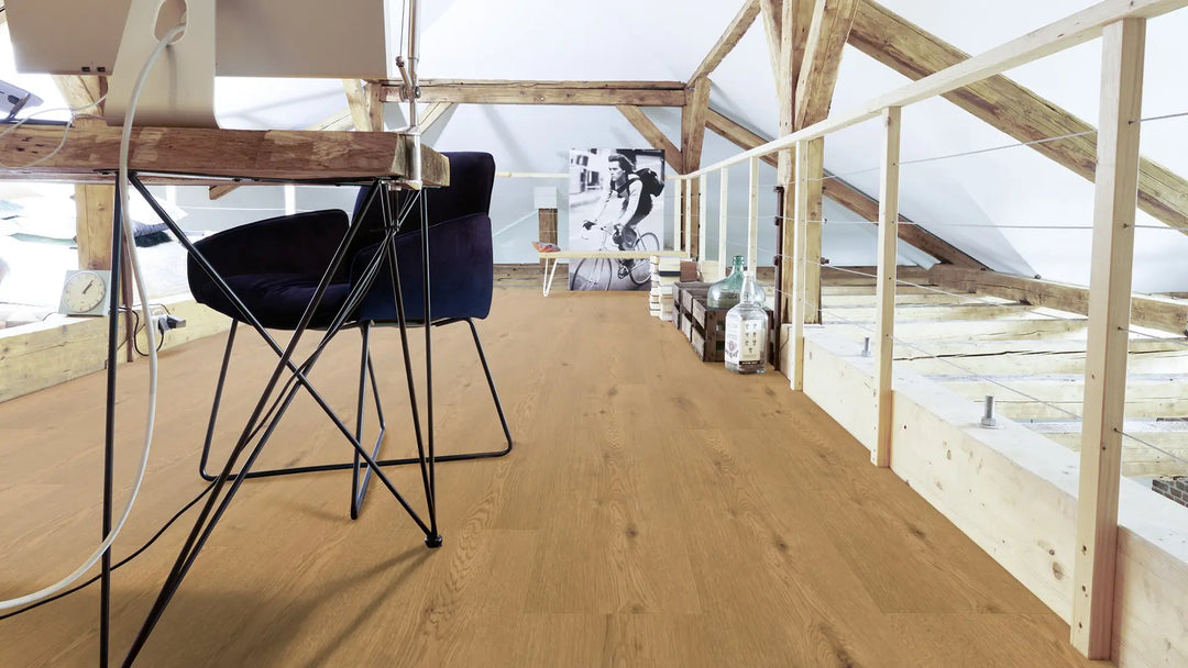 EcoPur Eiche Luna SPC mit integrierte Trittschalldämmung Vinylboden Click