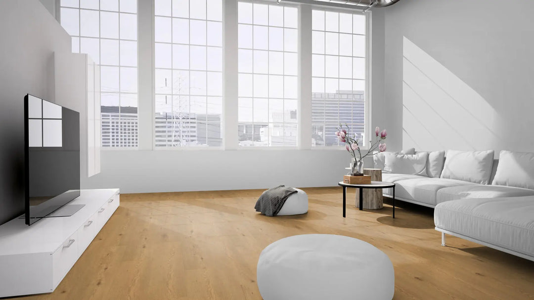 EcoPur Eiche Luna SPC mit integrierte Trittschalldämmung Vinylboden Click